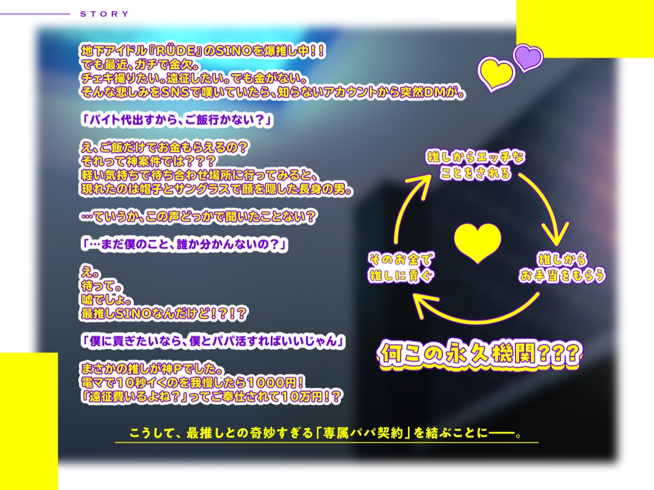 推しとP活は永久機関！?～最推しSINOくんがエッチな対価で推し活費を貢いでくる件～【CV:六条銀】 - プレビュー 2
