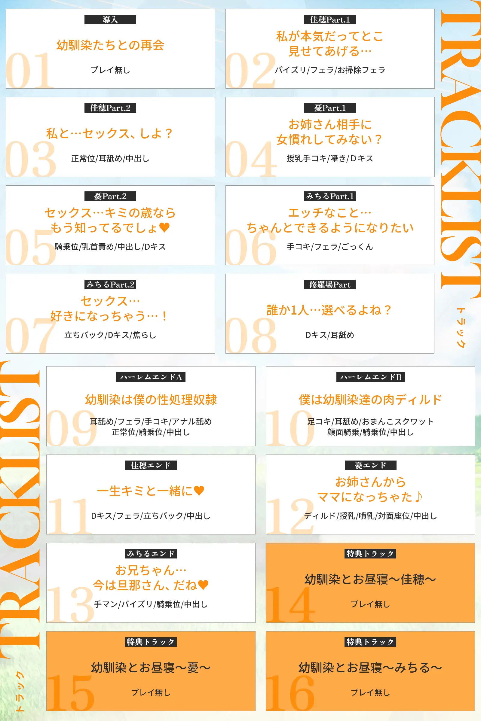 【早期特典】【5時間x3人】キミのことが大好きなエロ幼馴染×3 ～帰省した僕に会いに来た幼馴染全員に手を出した結果～_14