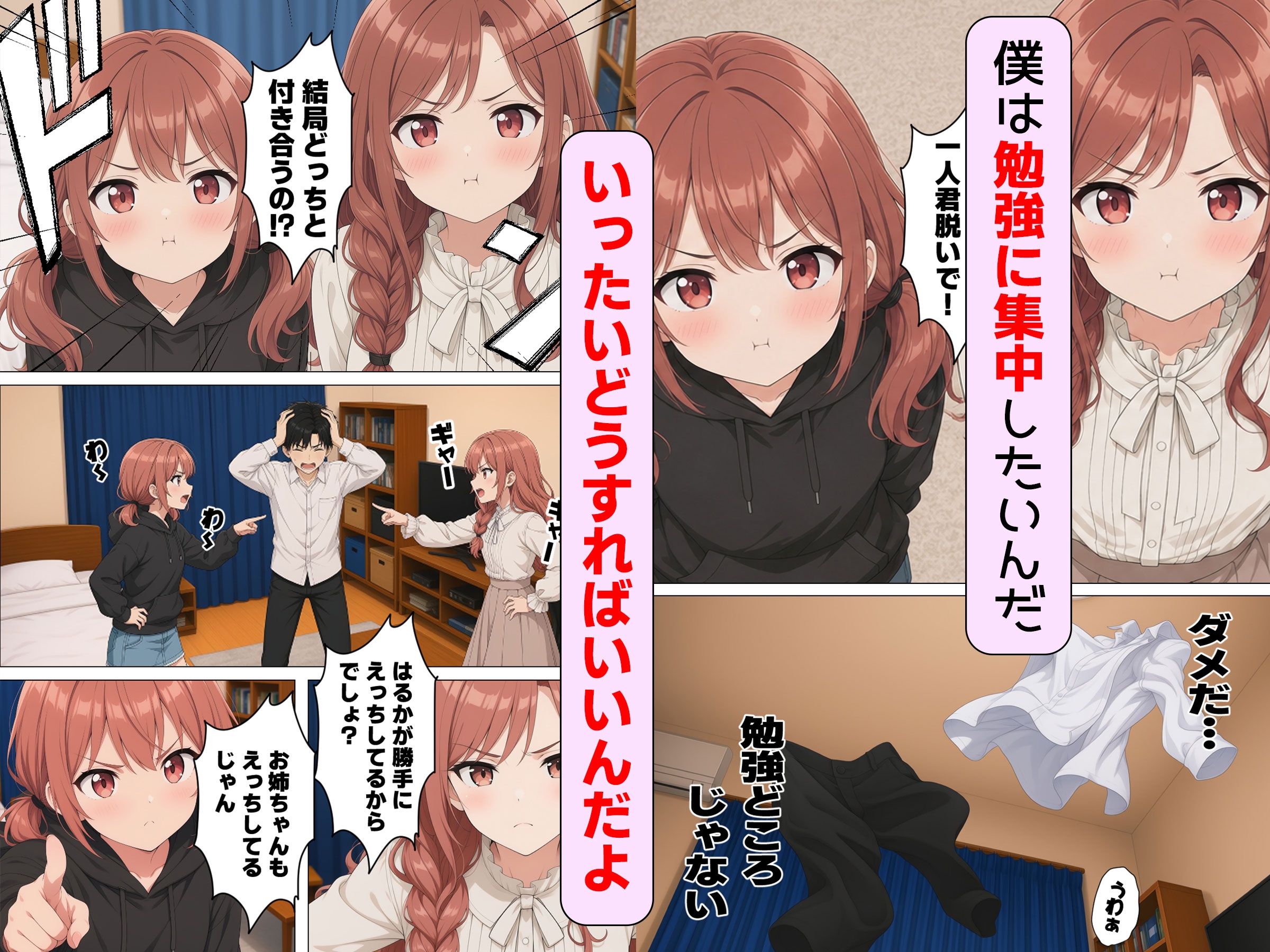 【漫画】なんで僕の隣の部屋にバイト先の双子姉妹が引っ越してくるんだよ [日替わりさん]