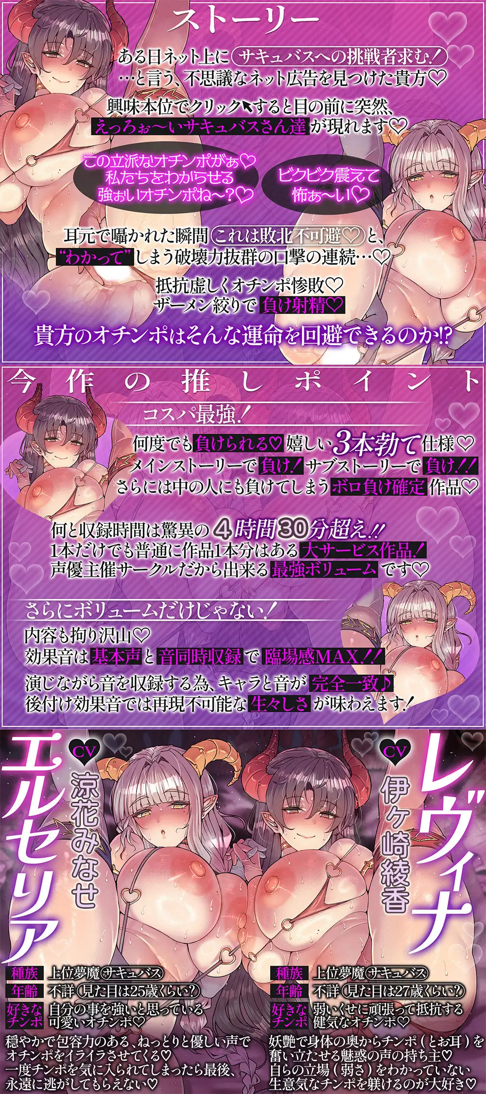 【コスパ最強/完全新作3本勃て】抵抗虚しくおちんぽボロ負け♡敗北確定のサキュバスおまんこチャレンジ♪【4時間30分↑】_5