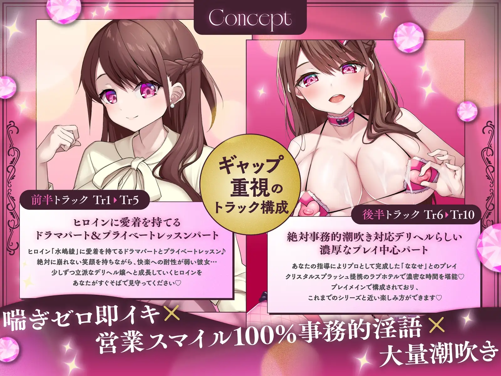 【喘ぎゼロ即イキ×営業スマイル100%事務的淫語×大量潮吹き】絶対事務的潮吹き対応デリヘル jewel collection【KU100】_7