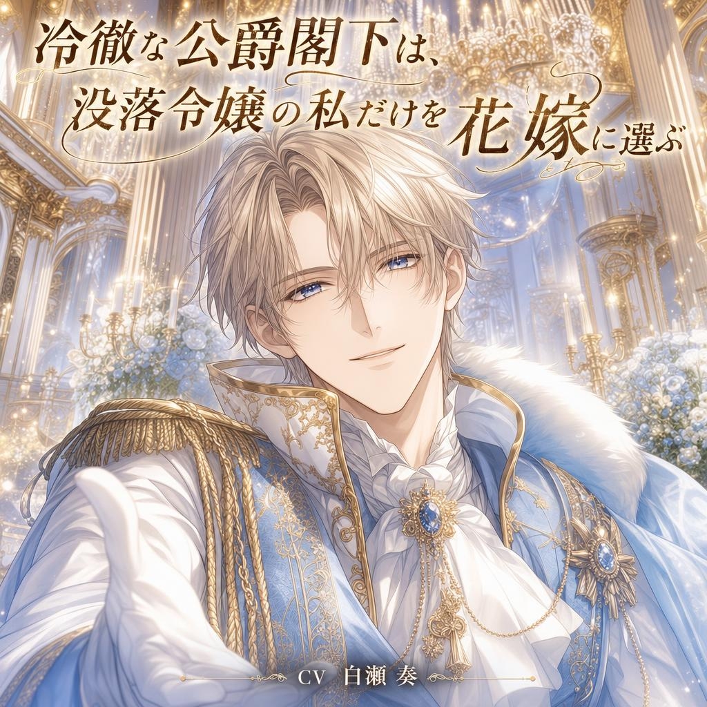 冷徹な公爵閣下は、没落令嬢の私だけを花嫁に選ぶ♡〜家格を捨ててでも君を娶ると誓う独占愛〜【溺愛/バイノーラル】 [首輪と鍵]