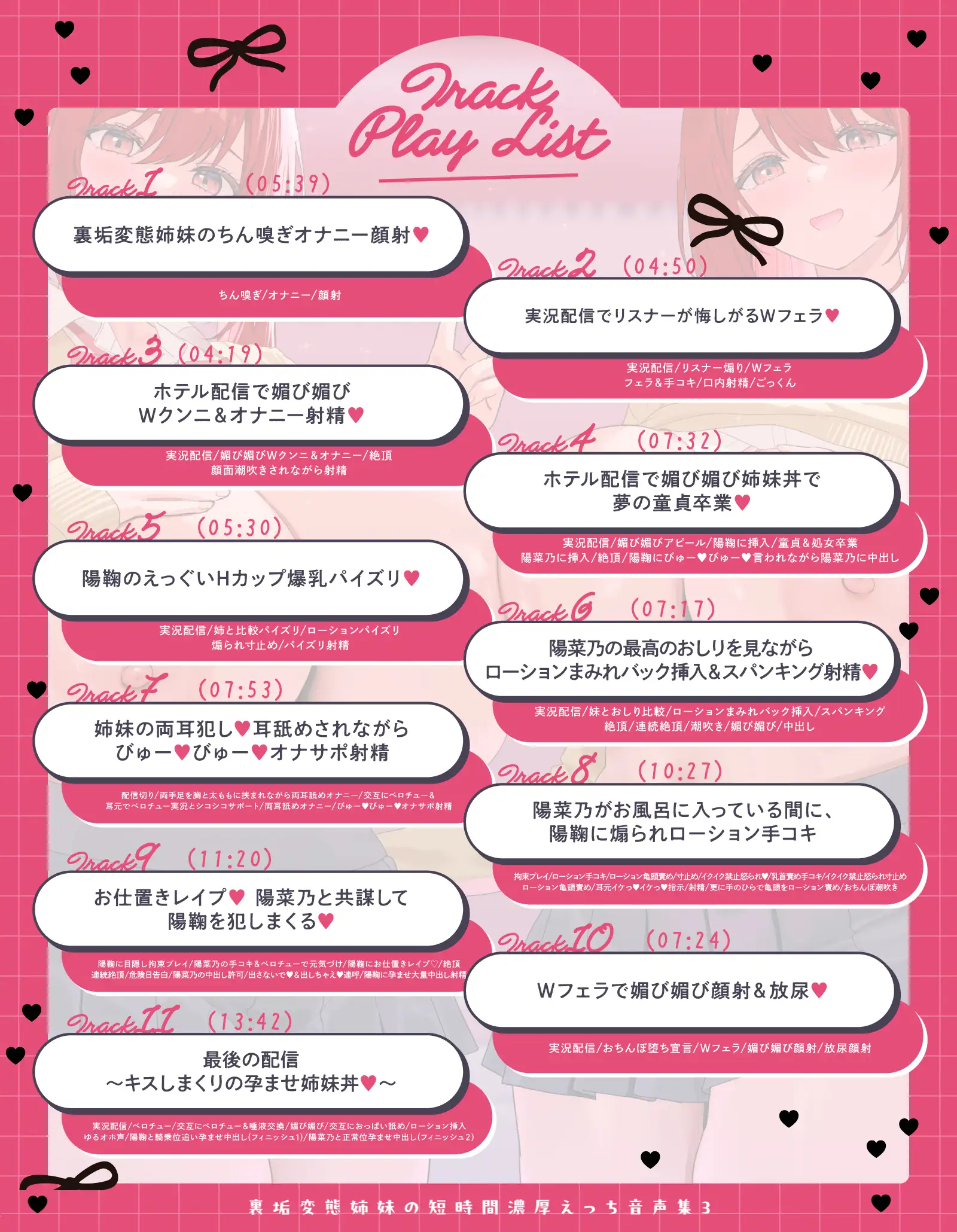 【すぐ済ませたいけど、ちゃんと気持ち良く射精したい貴方へ】~裏垢変態姉妹の短時間濃厚えっち音声集3~_8