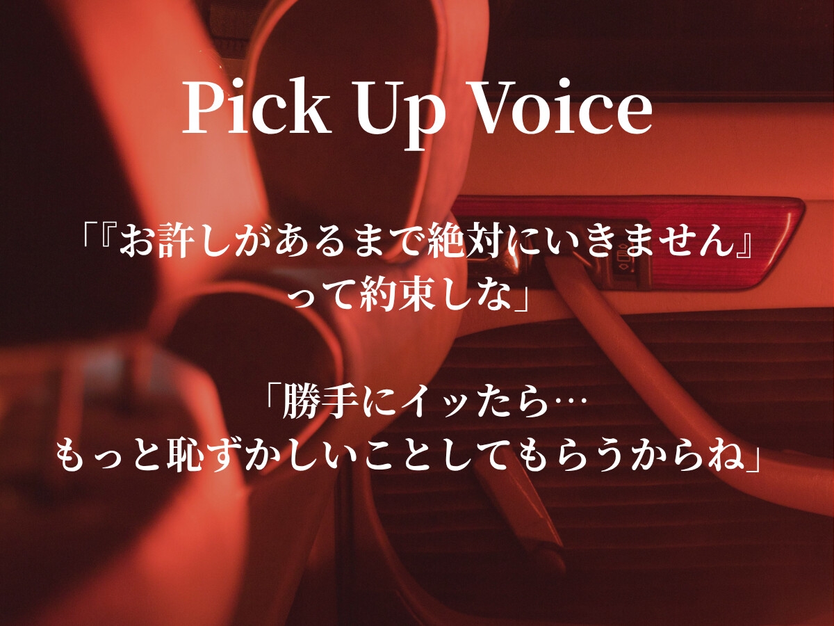 【女性向け音声】声出し厳禁の車内密室。逃げ場のない助手席で限界まで焦らされる主導権掌握シチュエーション [さかきスタジオ]