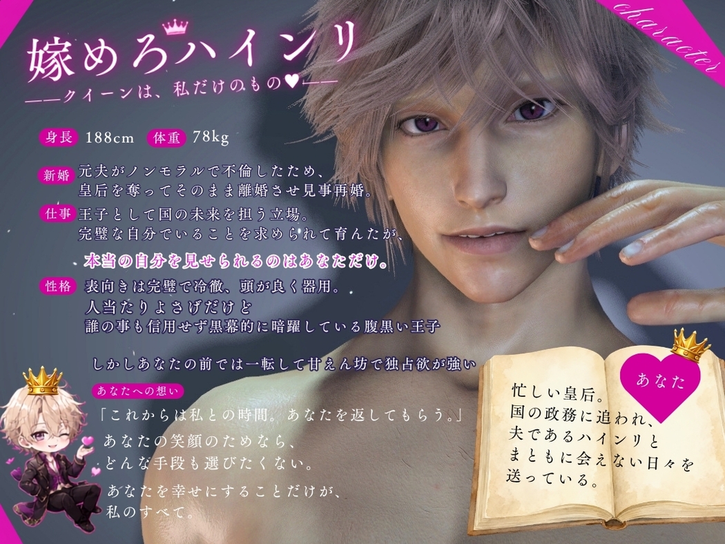 【ボイス版】嫁にはメロい腹黒王子サマ！―新婚の夜、始めましょう。―あまあま溺愛セックス [REAL PARALLELS]