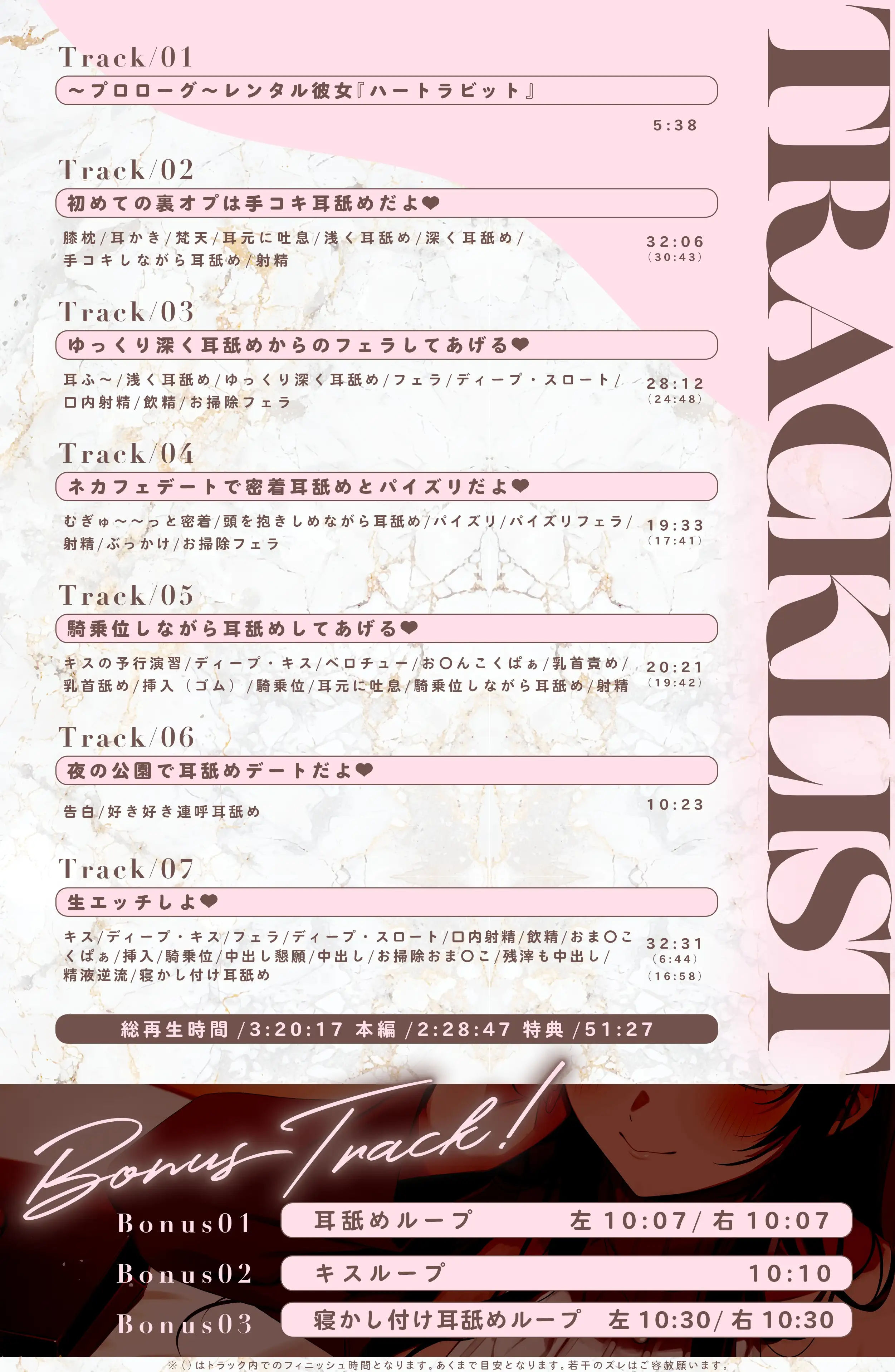 【2周年記念14日限定50%OFF】Hなウサギ貸し出し中♡レンタル彼女ハートラビット~現役JD愛乃の裏オプ耳舐めデート♡~_11