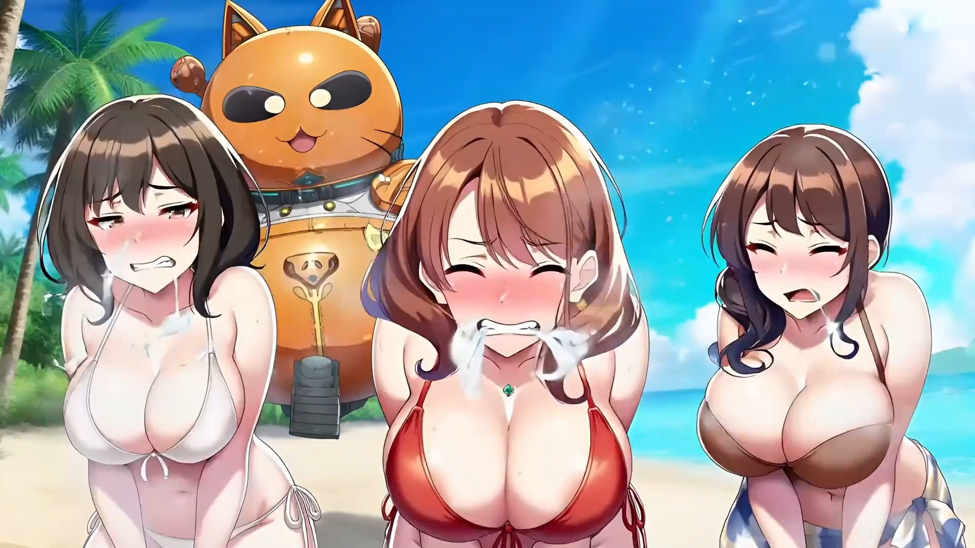 美奈さんのくしゃみ百合ハーレム！(MP4アニメ) [くしゃみ絵販売店]