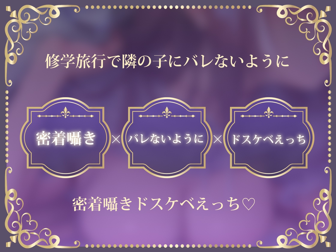 【密着囁き】バレるな～修学旅行で彼女とバレないようにひそひそお布団セックス～img07