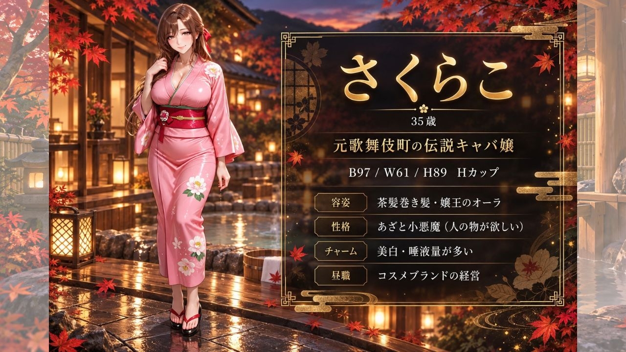 【4KアニメAV】爆美女人妻と行く秋のお忍び温泉旅行 [マミースプラッシュ]