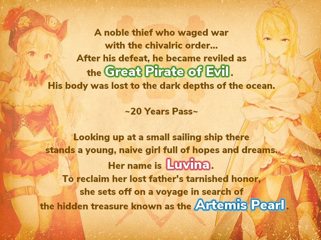[ENG Ver.] Artemis Pearl ~Pirate Princess Luvina and the Mystical Treasure~ [とらいあんぐる！]