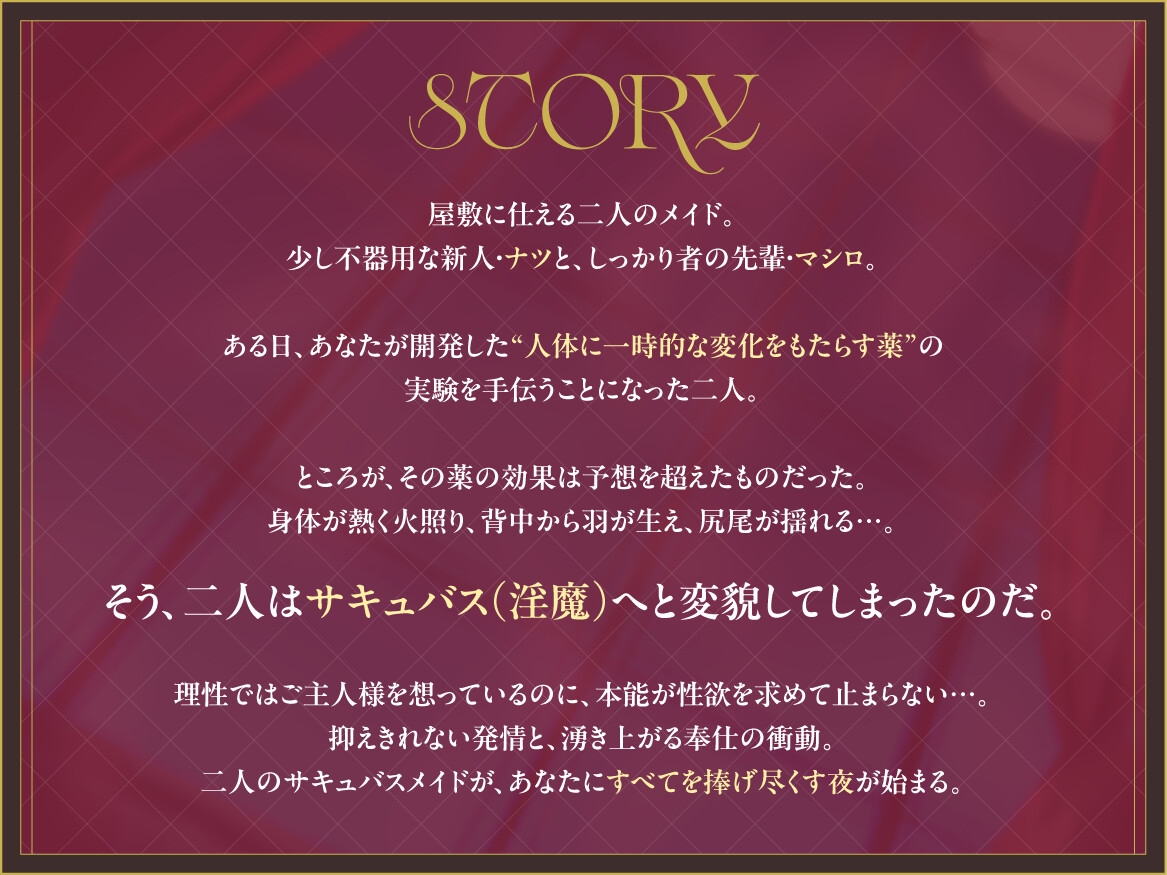 サキュバス化した発情メイド 没入感 サンプル画像3