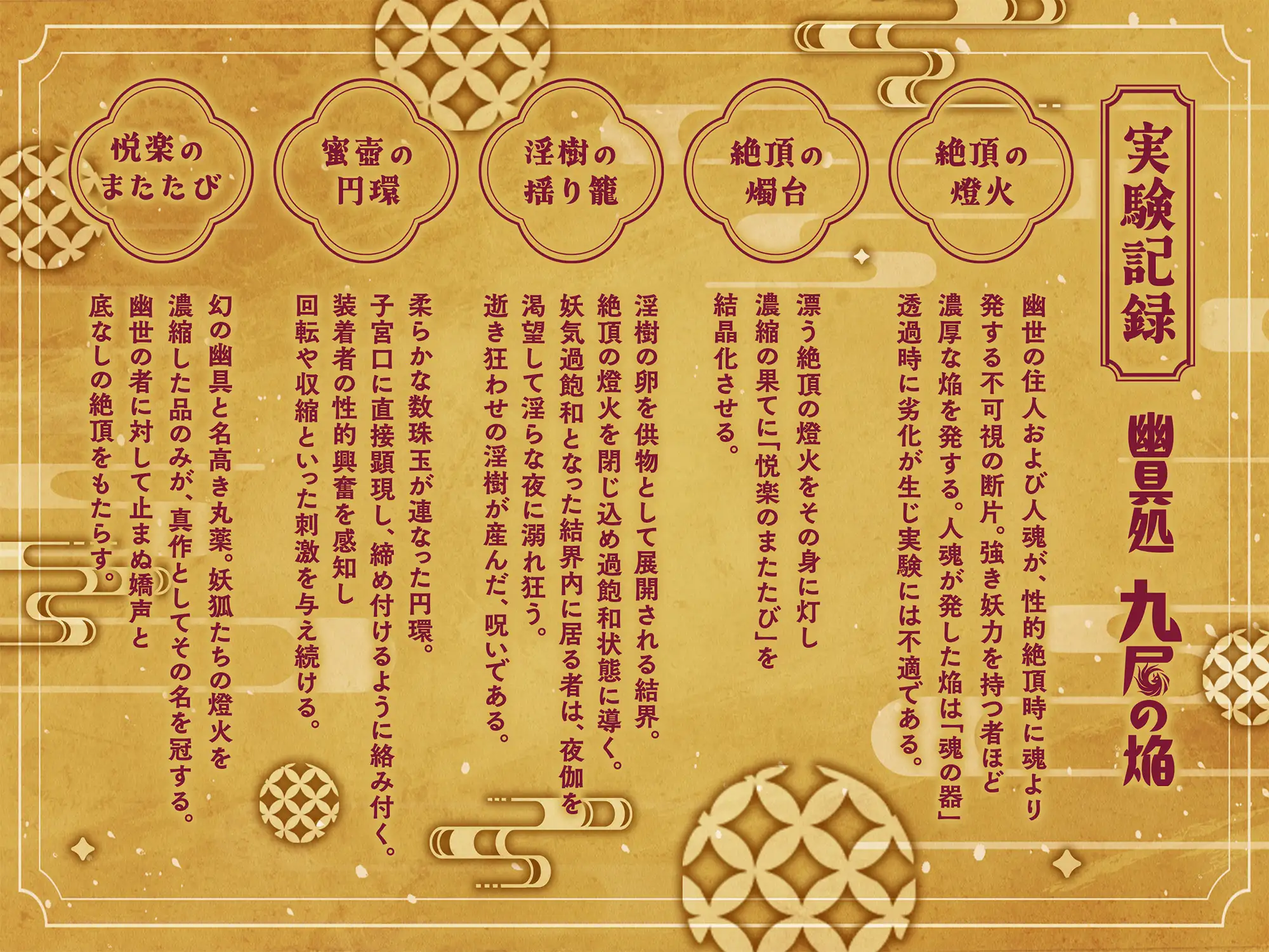 【和風百合】幽具処 九尾の焔 -悪戯好き双子狐の性実験-_5