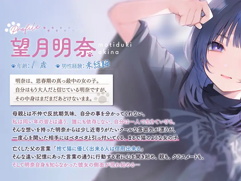 望月明奈は恋を知る。～やさぐれJKと猫とあなたの青春記録～【購入者様全員プレゼントあり】_1