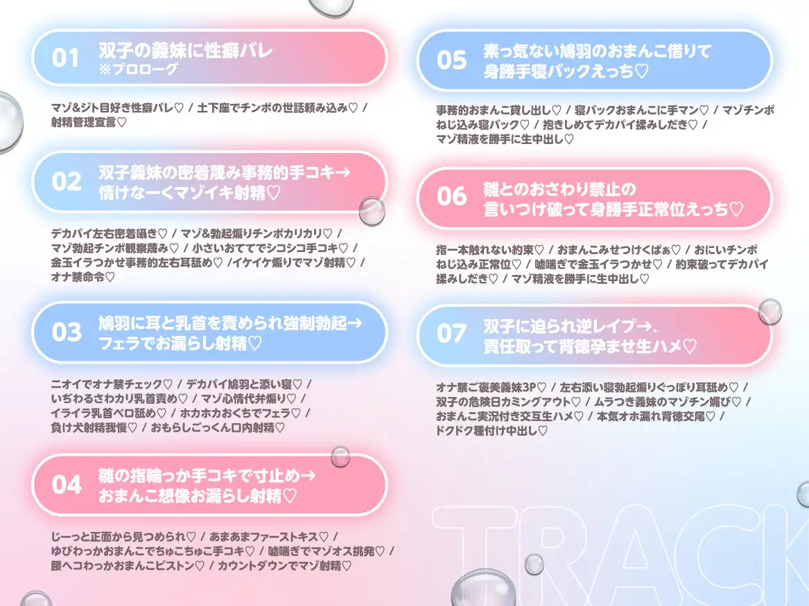 【いぢわる射精管理/全裸差分イラスト付き】デカパイ双子義妹のいぢわる射精管理 ～ジト目大好きマゾおにいのお世話はおまかせ～【KU100】_4