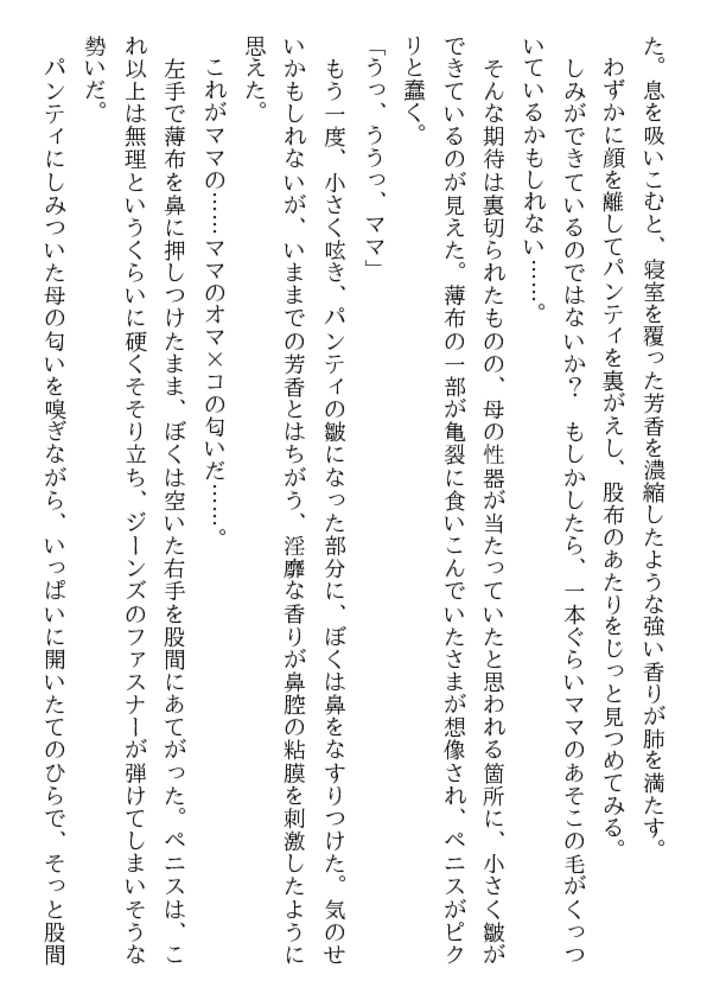 美母と少年・相姦教育