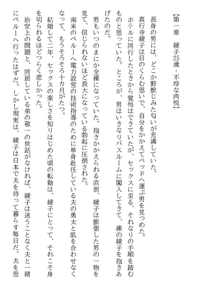 美姉と少年・狂った寝室