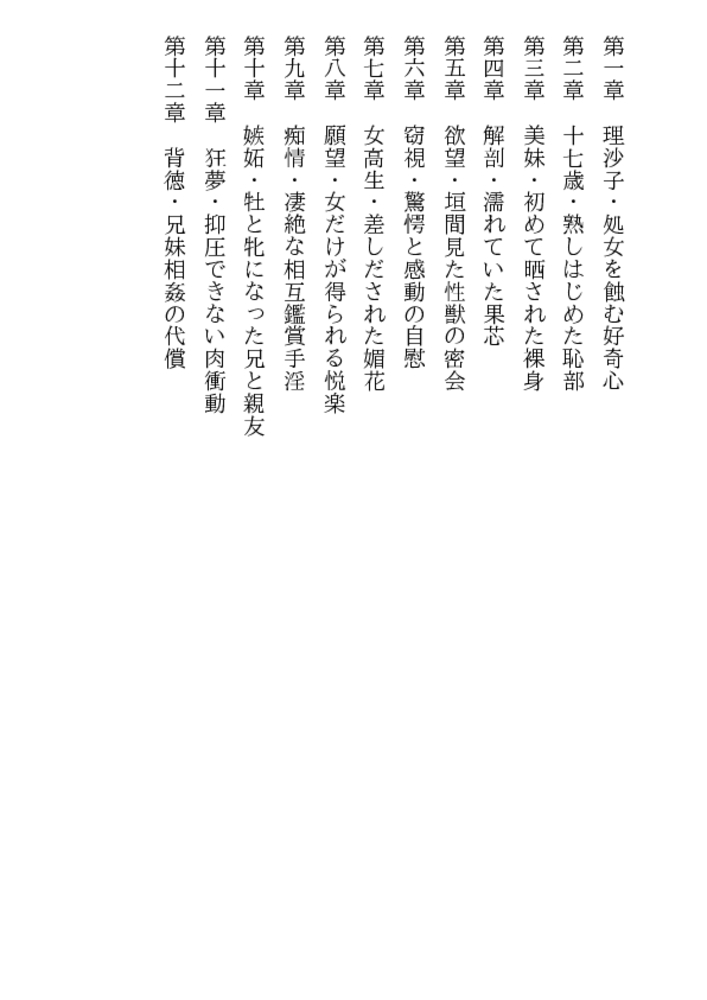 兄と美妹 兄と美妹