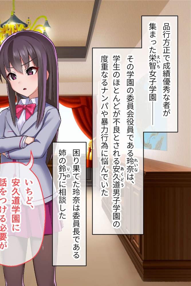 隷属調教 CGノベル版 ～不良集団の餌食になるエリート処女(おとめ)たち～