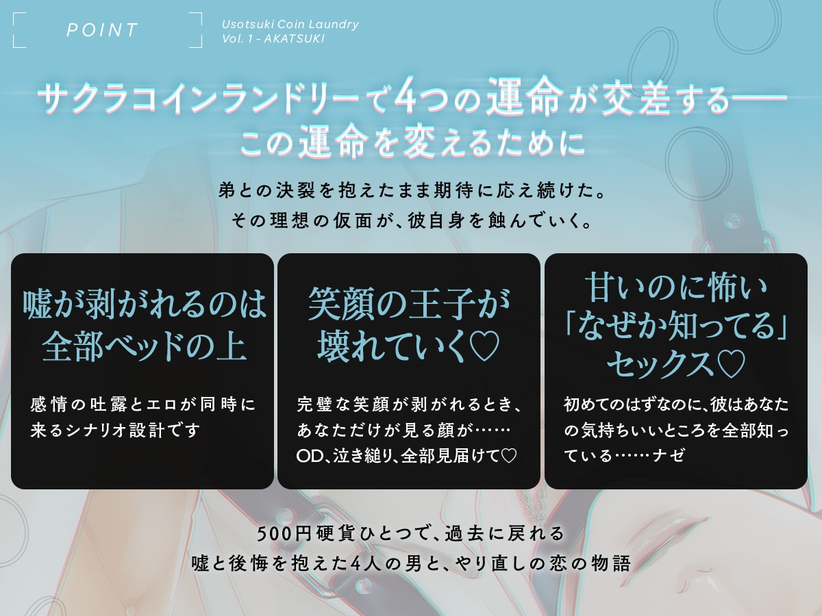 嘘つきコインランドリー Vol.1 暁くんはアイドルやめたい CV.冬ノ熊肉 画像4