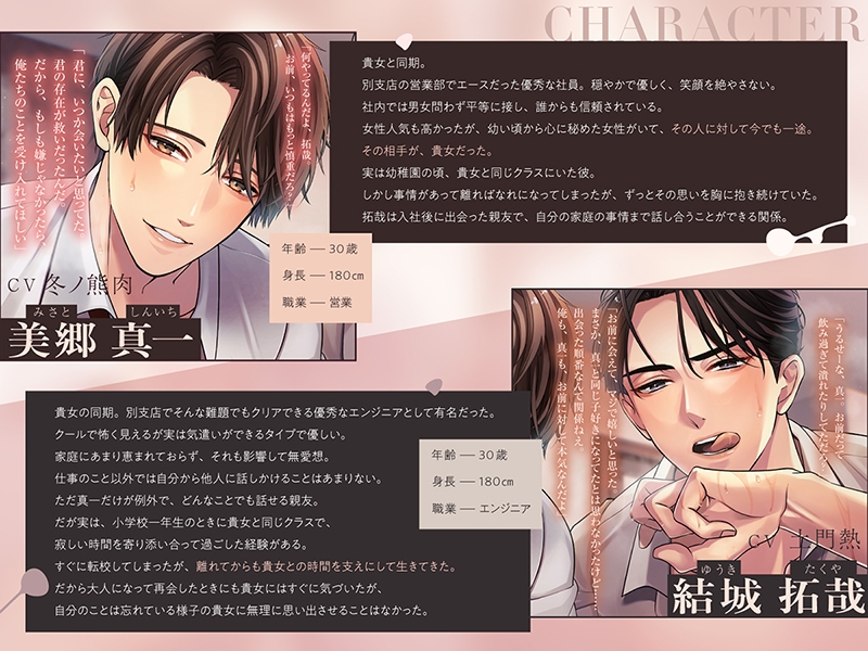 〈共通特典付き〉【全身たっぷり二人に溺愛される…】あの日あの約束を《出演：土門熱・冬ノ熊肉》 画像2