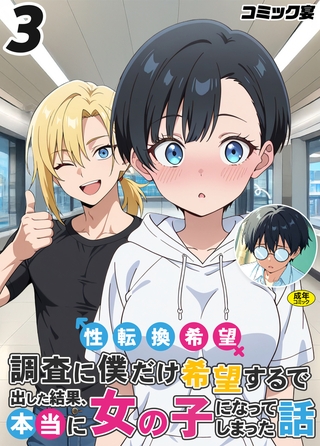 性転換希望調査に僕だけ希望するで出した結果、本当に女の子になってしまった話(3)【18禁】