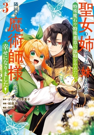 聖女の姉ですが、妹のための特殊魔石や特殊薬草の採取をやめたら、隣国の魔術師様の元で幸せになりました！（コミック） 3巻 [スクウェア・エニックス]