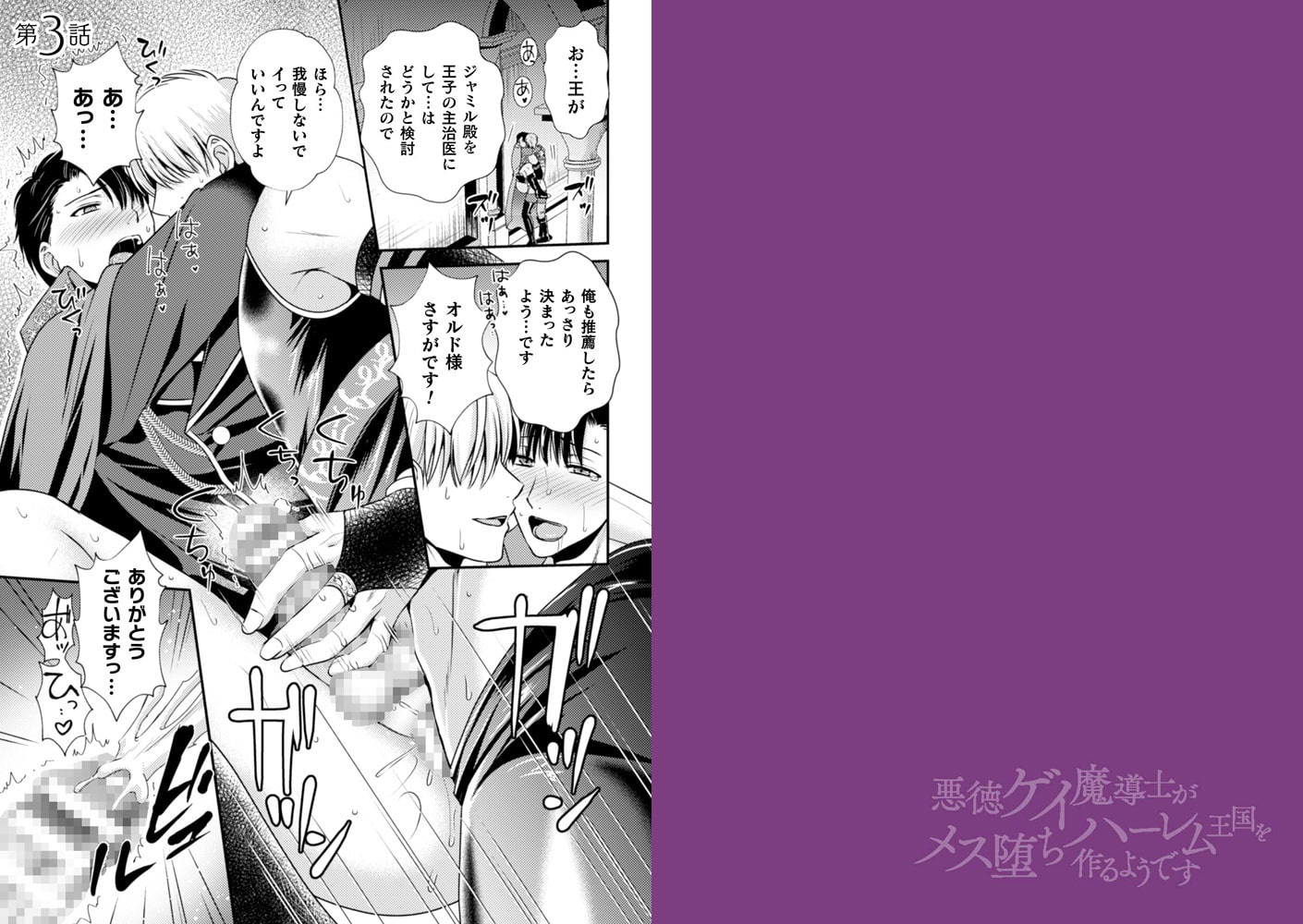 悪徳ゲイ魔導士がメス堕ちハーレム王国を作るようです 第3話 画像1