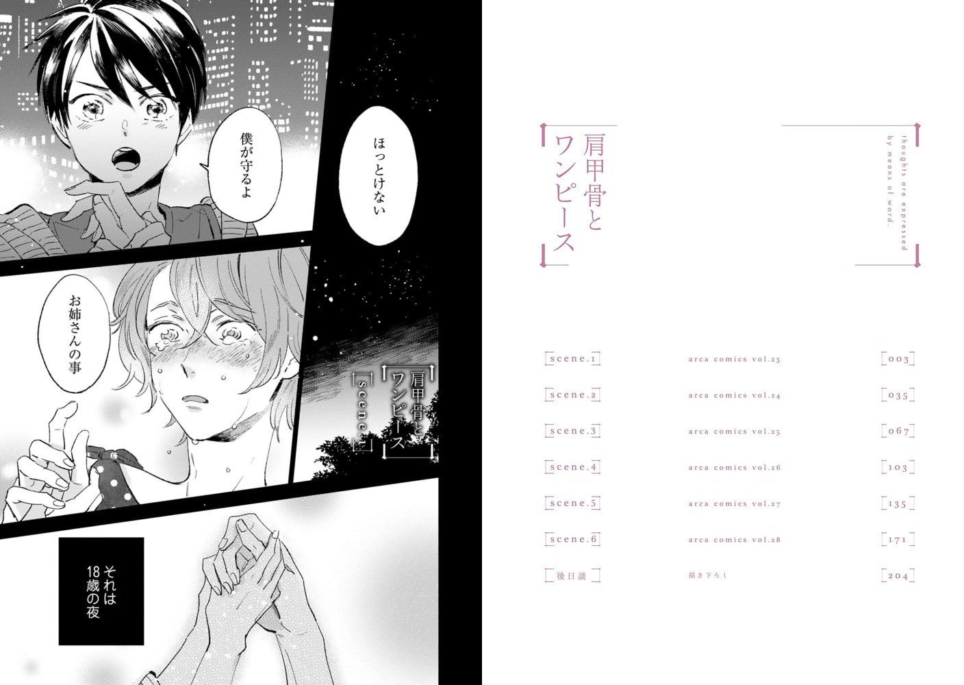 [涼子]肩甲骨とワンピース