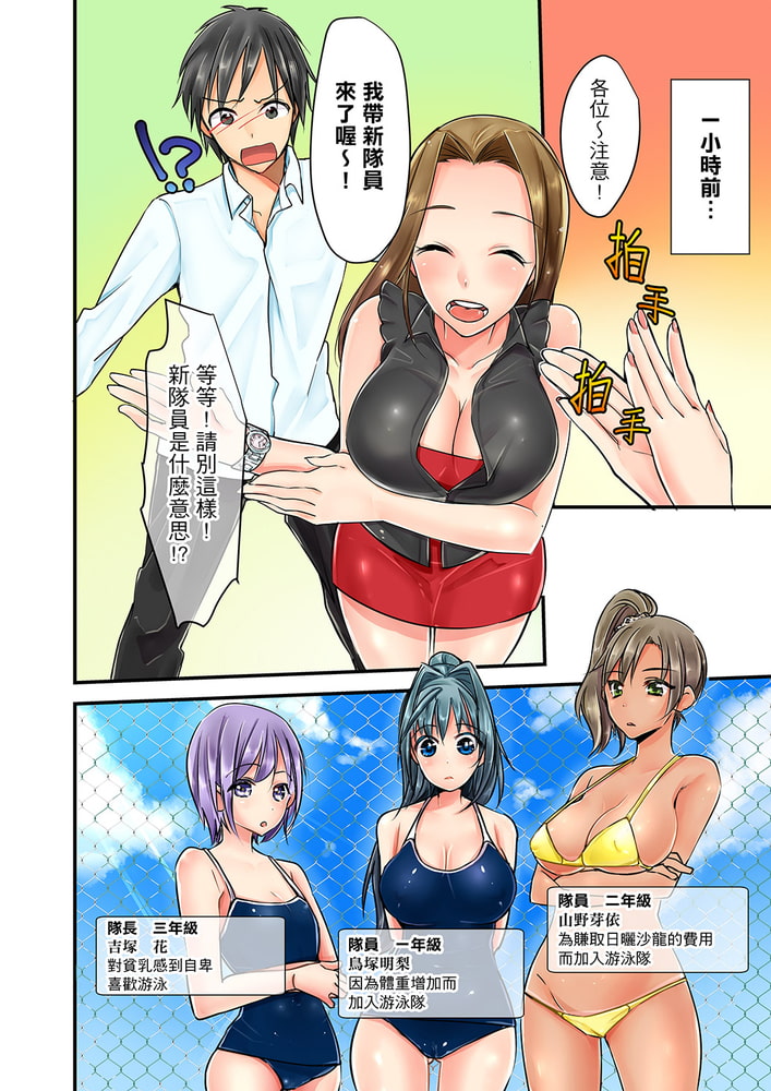 滑溜溜插入!?在巨乳游泳隊開內射後宮 1 滑溜溜插入!?在巨乳游泳隊開內射後宮 1