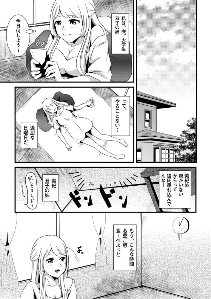 美人双子姉妹、挿れかわりハメくらべ【18禁】