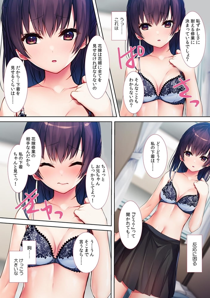 幼馴染とエッチな花嫁修業「お兄ちゃん、セックスの仕方…教えて?」【フルカラー】