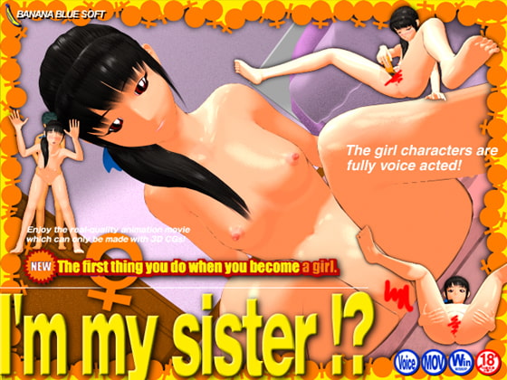 NEW The first thing you do when you become a girl - I'm my sister!? (Text: English / Voice: Japanese) !