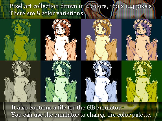 4 COLORS PIXEL GIRLS COLLECTION