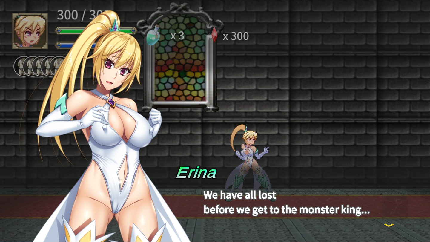 Last dungeon of defeat - Humiliation for female warrior Erina