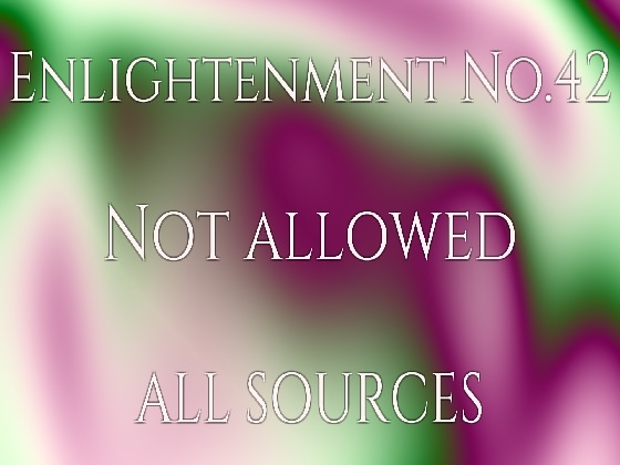 Enlightenment_No.42_Not allowed【ボイス・ASMR】