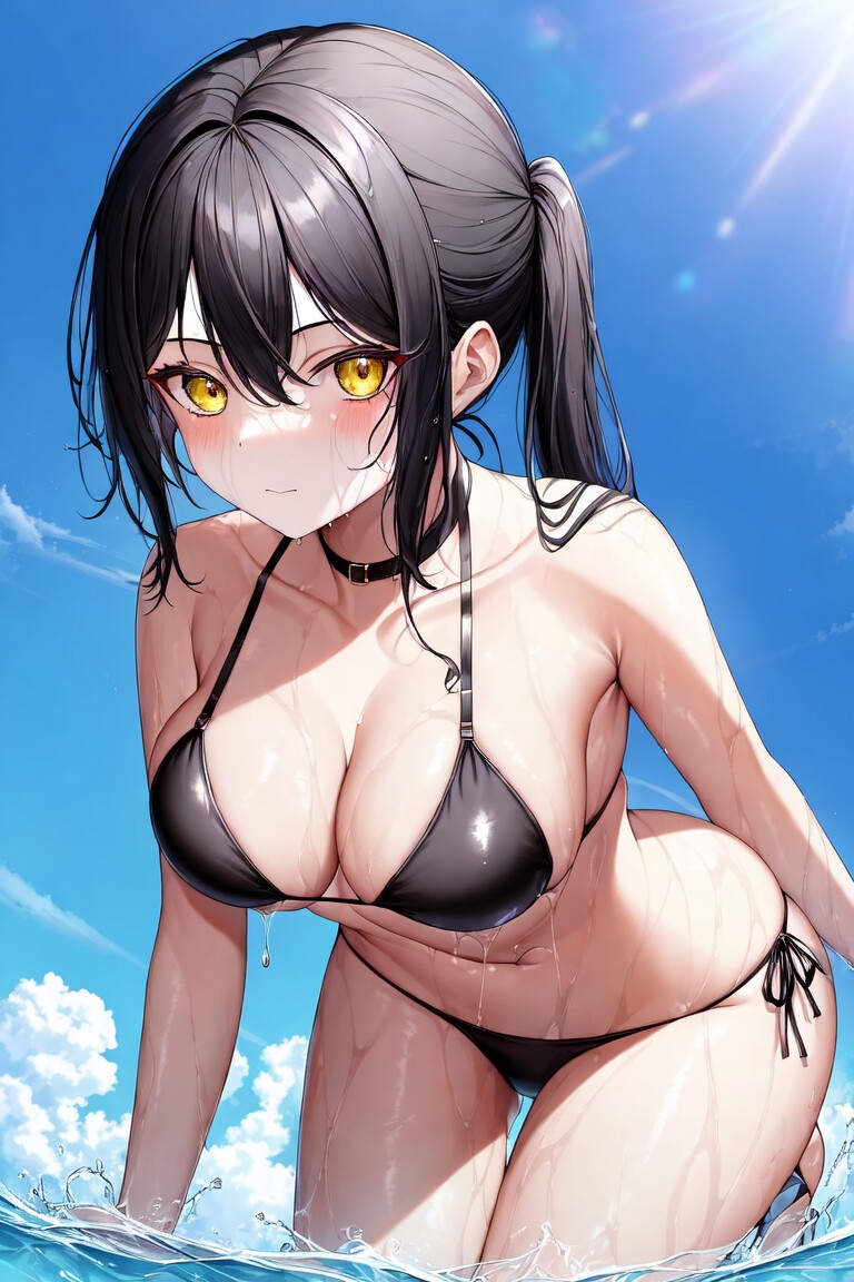 JKの夏休みは友達と海を満喫〜ビキニ〜