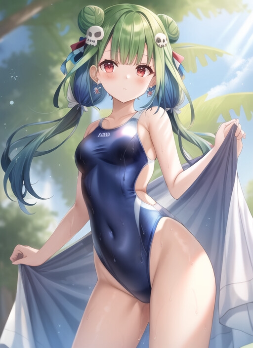 緑の髪のエチエチなメンヘラネクロマンサー