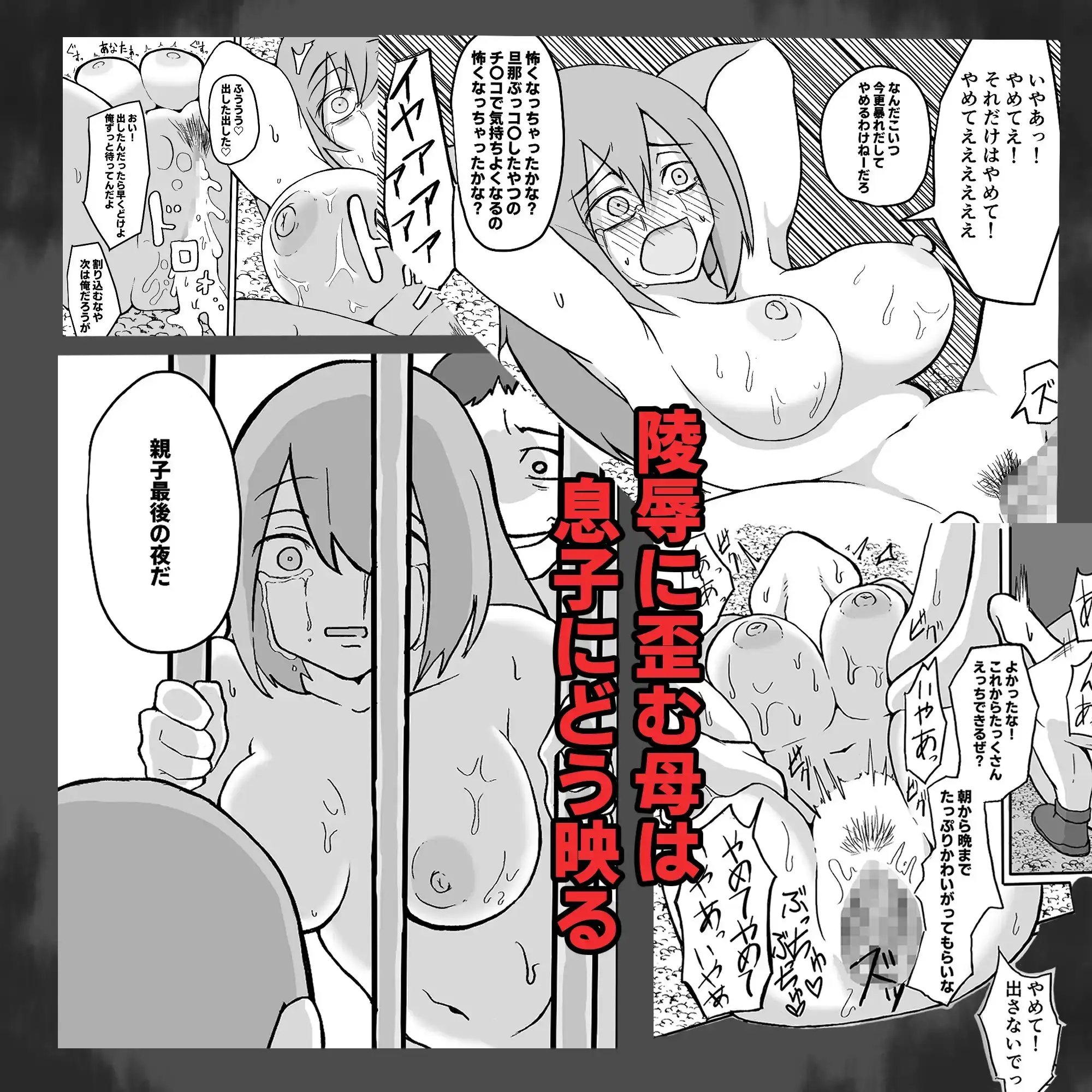 息子の前で山賊に犯される母親 サンプル画像 3