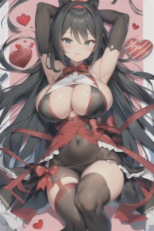 【200枚以上で100円】バレンタインに私をあげるCG集【AIイラスト】