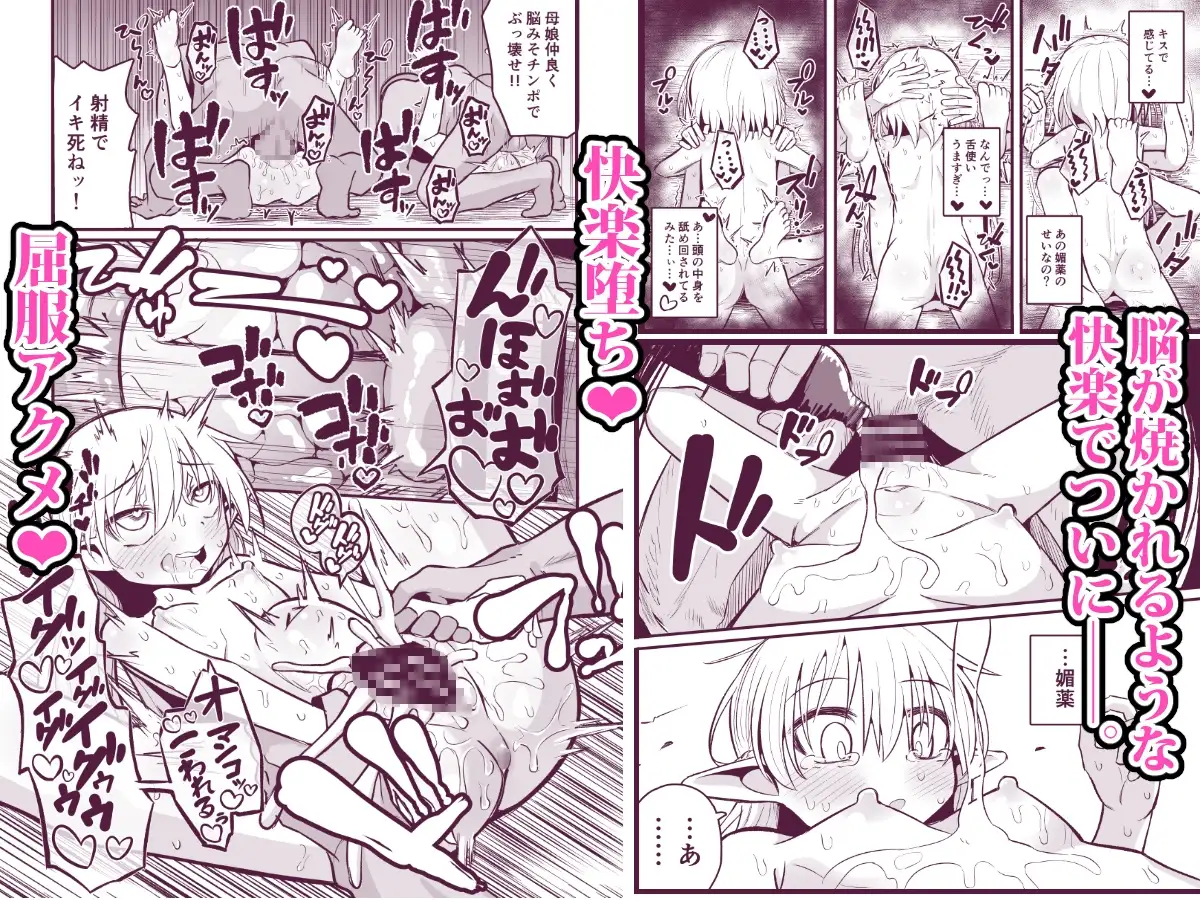 快楽に堕ちる～性奴隷エルフ薬漬け調教で屈服アクメ!!～ サンプル画像 7
