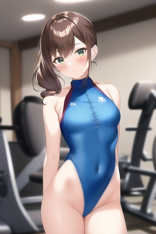 ハイレグレオタードの少女たち 700枚