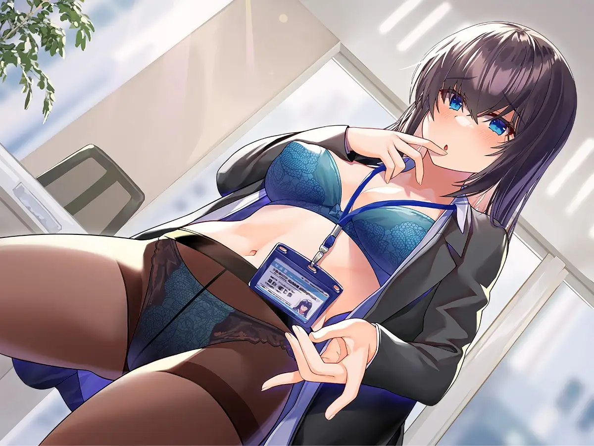 噂のダウナー新卒社員は乳首を触ってくれるらしい 作品画像