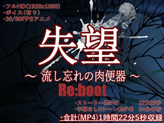 失望~流し忘れの肉便器~ Re:boot【MP4】