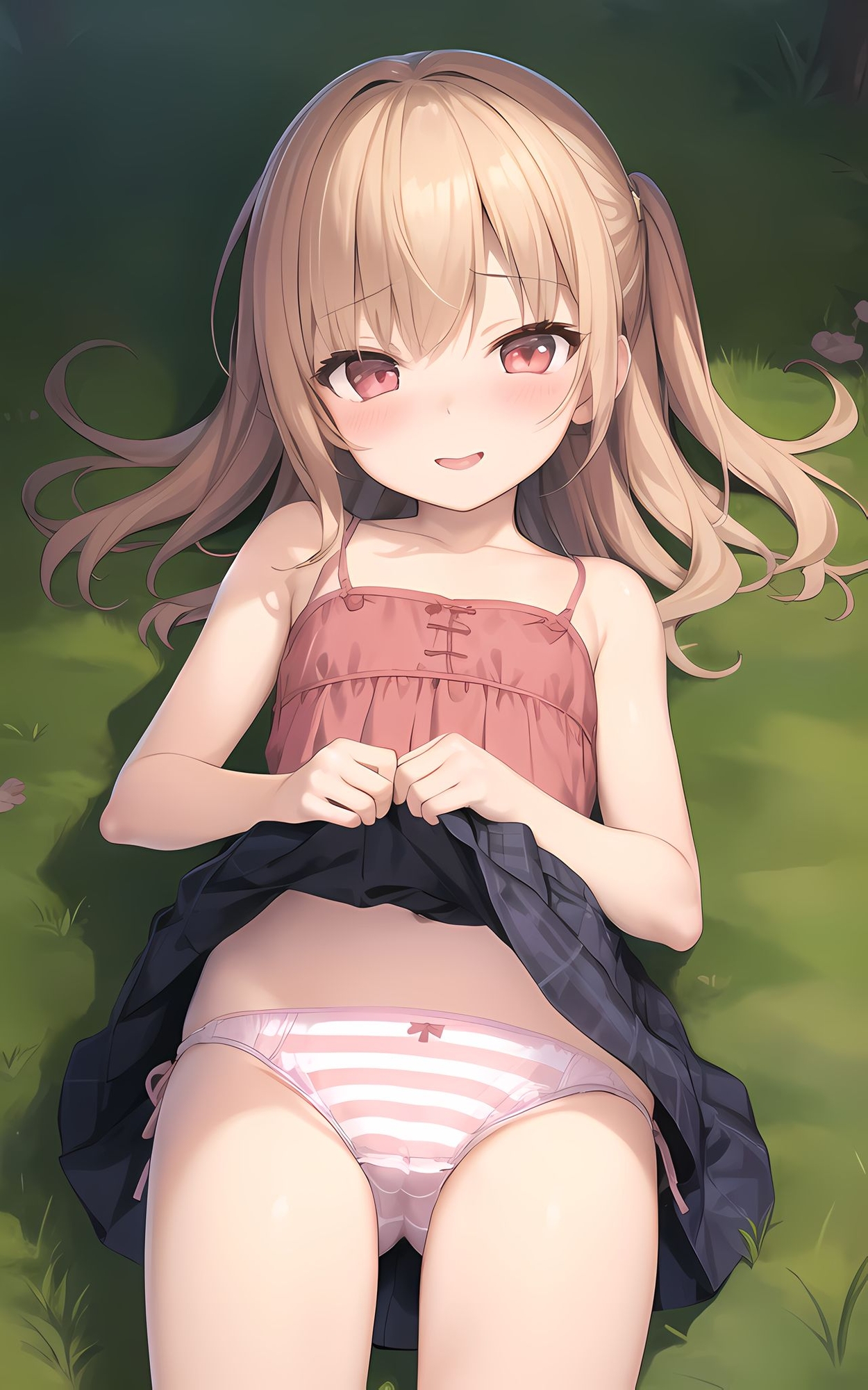 貧乳少女たちがパンティーを見せる [しまぱんVer]のサンプル画像7