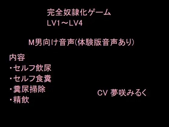 完全奴隷化ゲーム LV1～LV4