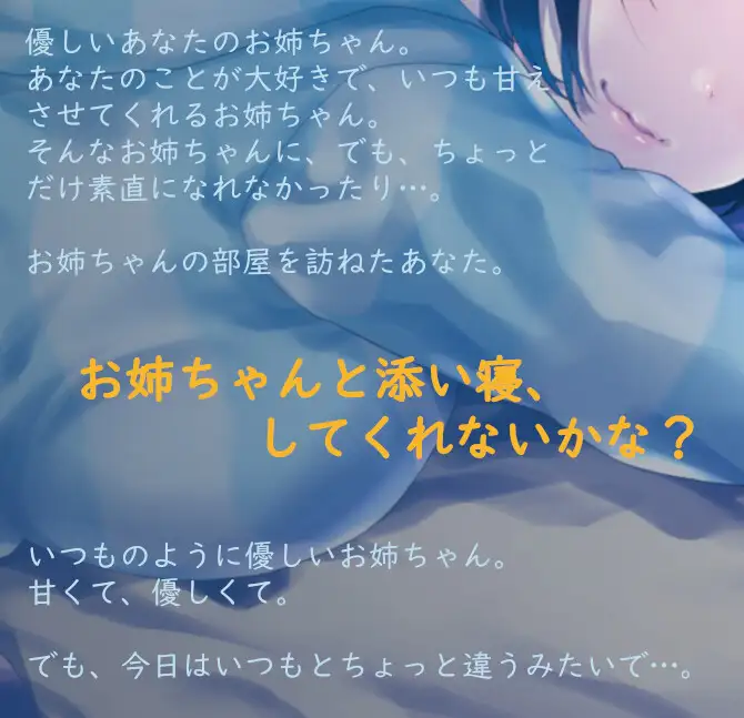 お姉ちゃんと添い寝する夜。 作品画像