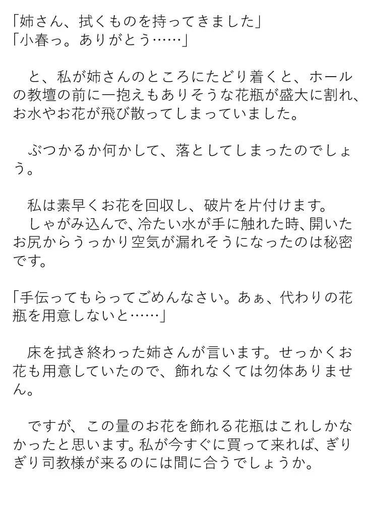 着衣脱糞ログ@教会