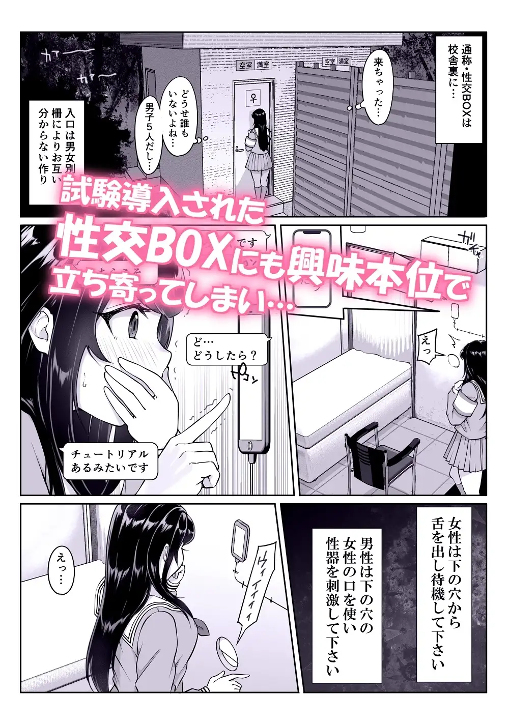匿名性交BOX #1風紀委員長 サンプル画像 4