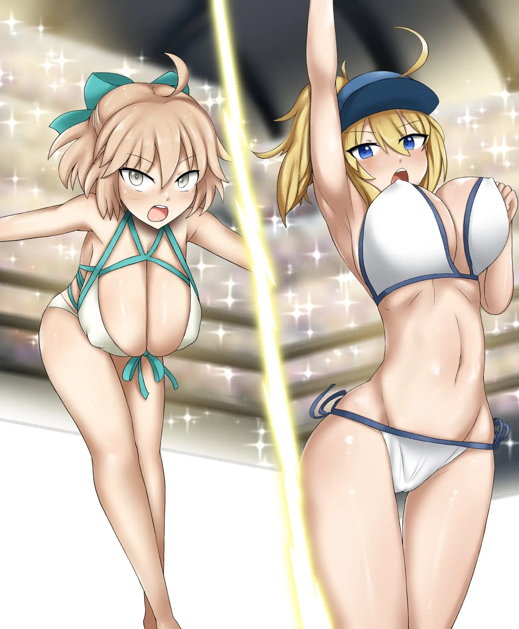 カルデア裏ファイト 謎のヒロインXX VS 沖田総司 蟲惑のクレイオ エロ画像2