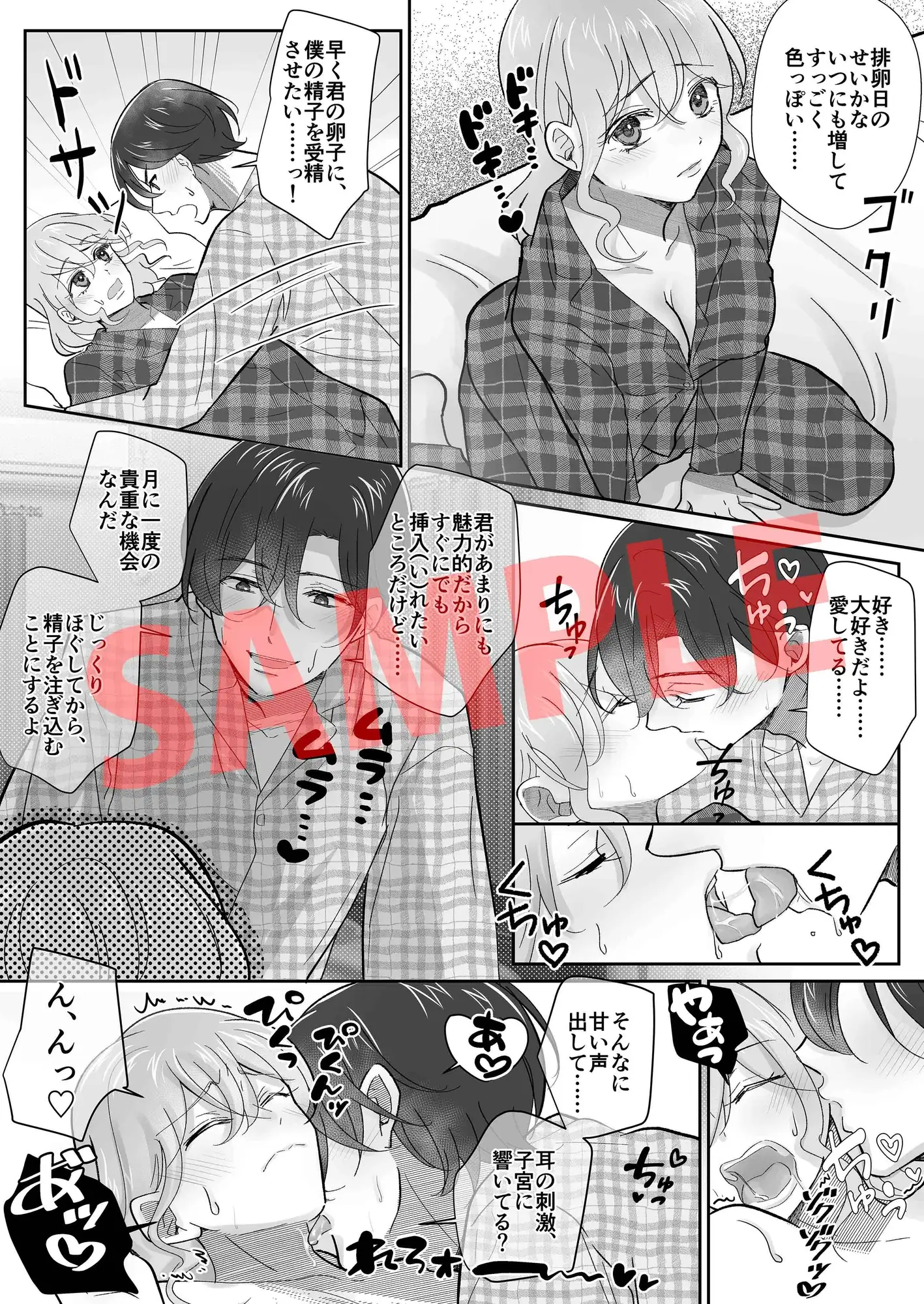 夫婦の子作りSEX 毎晩、中出し【コミック版】のサンプル画像1